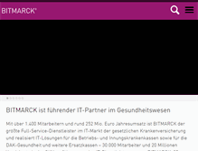 Tablet Screenshot of bitmarck.de